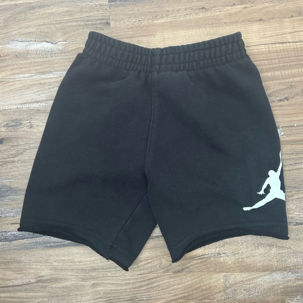 Black Shorts with White Logo
